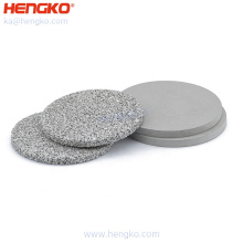 Factory direct supply micron porosity sintered ss 316 316L stainless steel disc filter for pharmaceutical